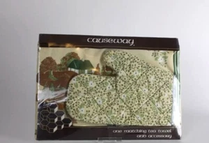 Vintage Giants Causeway Geschirrtuch & Ofenhandschuh Handschuh selten 70er Nordirland - Bild 1 von 3