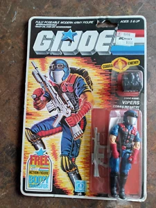 G.I. JOE Cobra Vipers HASBRO 1987 36 Back Sealed - Picture 1 of 16