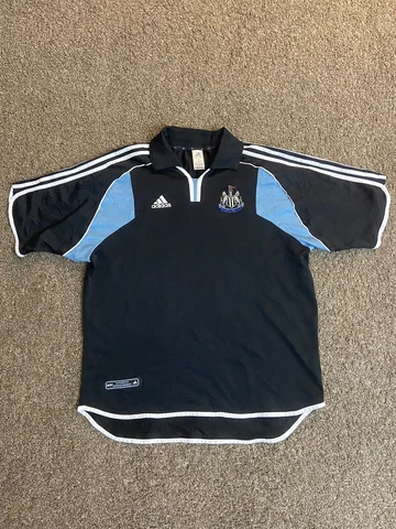 Vintage Newcastle United Adidas 2000-01 Away Soccer Jersey Kit Shirt Size 2XL Cover