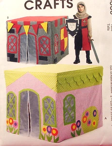 SEWING PATTERN McCalls 6369 Childs CARD TABLE COVER TENTS PLAYHOUSE - Picture 1 of 3