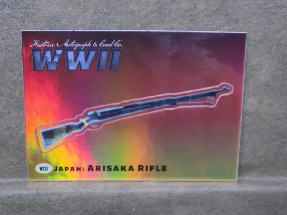2025 Historic Autographs WW2 Japan: Arisaka Rifle Sticker - Image 1 of 1