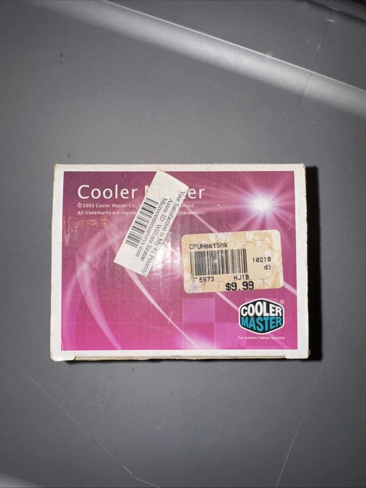 Cooler Master CPU Fan Heatsink DK9-7E52A-0L-GP - Image 1 of 3