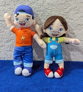 Mike 11 Zoll & Meg 9,5 Zoll Stofftier VIPKIDSP Plüschset von VIP Kids Neu ohne Etikett - Bild 1 von 2