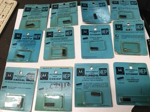 Motorola HEP Lot TTL Integrated Circuit Divide x12 7 Segment Zeichengenerator - Bild 1 von 2