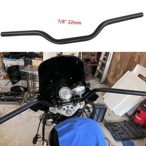For Honda CB 250 350 450 750 600 650 Motorcycle 22mm 7/8'' Handlebars Drag Bars - Picture 1 of 12