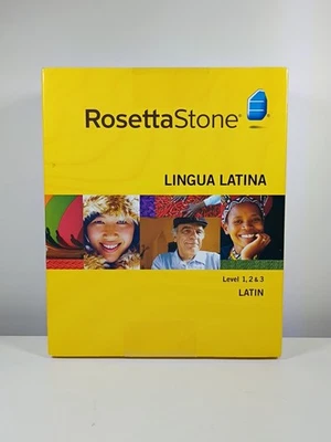 Rosetta Stone Linqua Latina Latin Level 1-3 Language HOMESCHOOL Audio Sealed - Image 1 of 4