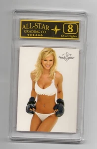 Calentador de banco Katarina Bilella modelo 2002 #211 tarjeta coleccionable clasificada All-Star 8 - Imagen 1 de 2