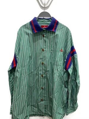 Vivienne Westwood RED LABEL I Orb Embroidered Long Sleeve Shirt, Size 0, Cotton, - Image 1 of 4