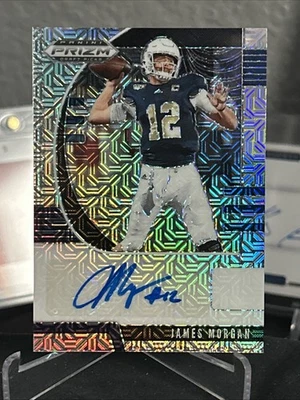 2020 Panini Prizm Draft Picks Football James Morgan Mojo Prizm Auto 12/49 - Image 1 of 2
