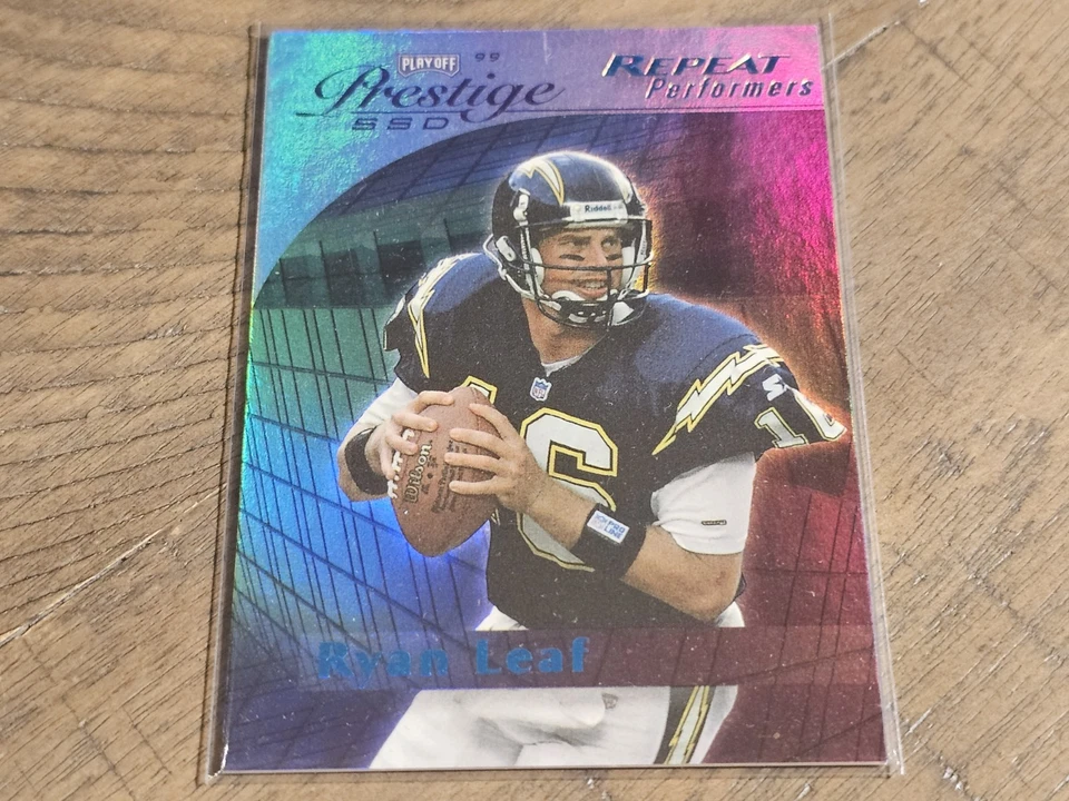 1999 Playoff Prestige Ryan Leaf Repeat Performers SP #/500 'Nmmt - Image 1 of 3