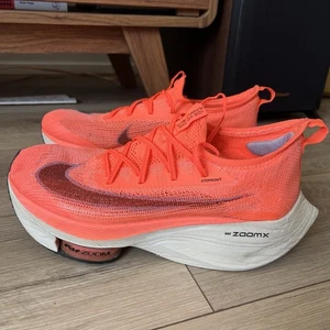 Größe 9,5 Herren - Nike Air Zoom Alphafly Next% Bright Mango Orange 2020 Gebraucht - Bild 1 von 15