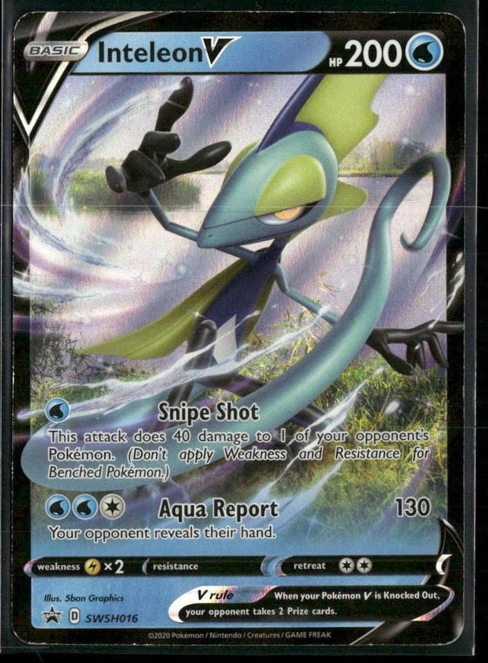 SWSH: Sword & Shield Promo Cards #SWSH016 Inteleon V - Image 1 of 2