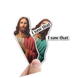 Jesus I Saw That Magnets, Funny Jesus Refrigerator Magnets, Funny Fridge Magn... - Bild 1 von 7