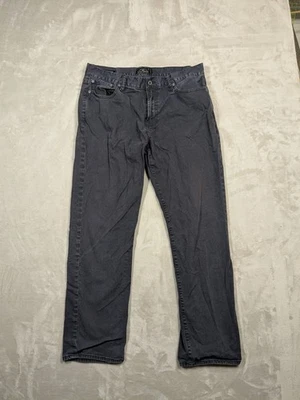 Lucky Brand 363 Vintage Straight Jeans Mens 34x32 Charcoal Gray Denim - Image 1 of 4