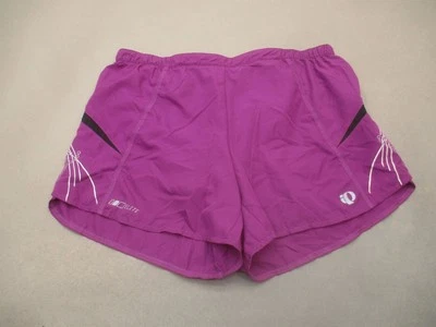 Shorts de corrida esportivo feminino PEARL IZUMI tamanho M roxo elástico forrado na cintura 008 - Imagem 1 de 4