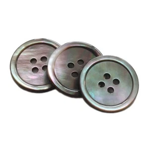 22 Pieces Natural Black Mother of Pearl Blazer Buttons Suit Buttons Set 20mm ... - Picture 1 of 4