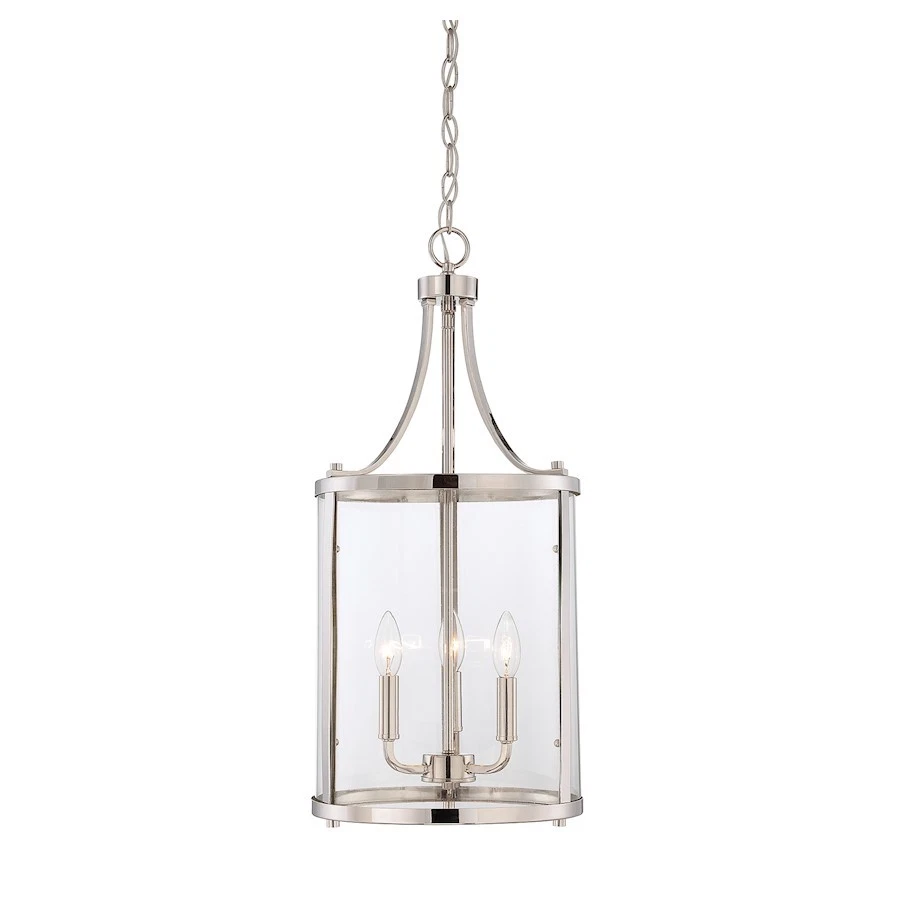 Savoy House Penrose 3-Light Pendant, Polished Nickel - 7-1040-3-109 - Image 1 of 1