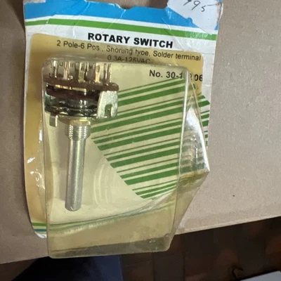 INTERRUPTOR GIRATORIO PHILMORE 30-15206 2 POLOS 6 POSICIONES MARCO ABIERTO MBB CORTOCIRCUITO Foto 1 de 4