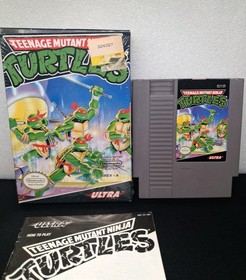 Teenage Mutant Ninja Turtles (Nintendo NES, 1989) CIB completo quasi come nuovo