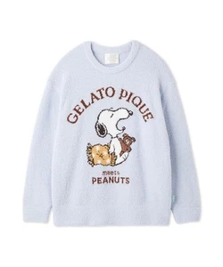 [CACAHUETES] Pullover Jacquard Arte Original PWNT255057BLUF - Imagen 1 de 3