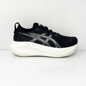 Asics Womens Gel Nimbus 27 1012B752 Black Running Shoes Sneakers Size 7 W - Picture 1 of 12