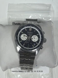 Reloj Seiko Essential usado inspirado en deportes de motor cronógrafo esfera negra SSB429P1 - Imagen 1 de 4