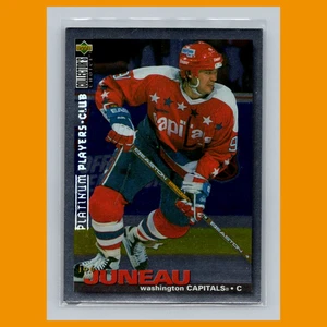 Joe Juneau #118 1995-96 Collectors Choice Players Club Platinum Hockey Card NHL - Bild 1 von 3
