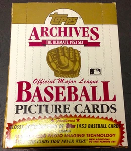 1991 Topps Archives 1953 Reprint Hobby Box Mickey Mantle - Bild 1 von 1