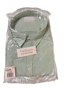 Van Heusen For Her Green Chicory Dress Shirt 13V02 26365 Size XL NWT - Picture 1 of 4