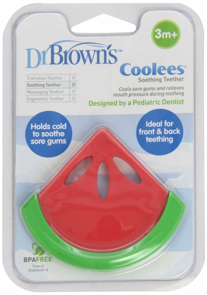 DR. BROWN'S WATERMELON SOOTHING TEETHER (BPA FREE) - Image 1 of 1