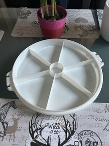 Tupperware Retro/Vintage Snackschale /Snackkarussel mit Deckel - Bild 1 von 3