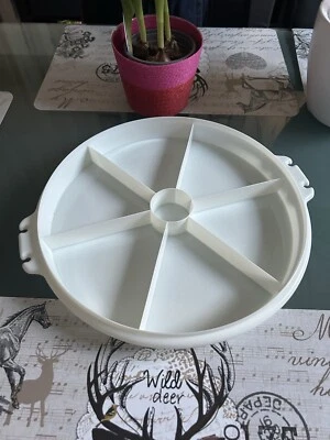 Tupperware Retro/Vintage Snackschale /Snackkarussel mit Deckel - Bild 1 von 3