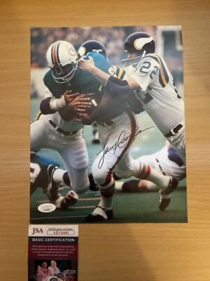 LARRY CSONKA SIGNED AUTOGRAPHED magazine Page JSA COA MIAMI DOLPHINS - Image 1 of 4