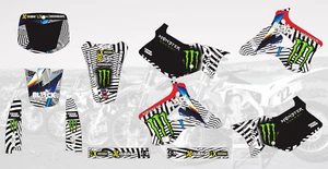 AM0013 MX MOTOCROSS GRAPHICS DECALS STICKERS FOR KAWASAKI KX125 KX250 1994-1998 - Picture 1 of 1