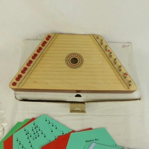 The Music Maker Lap Harp Musikinstrument mit 24 Notenblättern - Bild 1 von 8