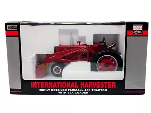 1/16 International Harvester Farmall 400 Tractor With 33A Loader - Picture 1 of 3