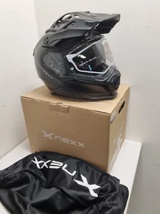 NEXX X.WED3 PLAIN BLACK MT Casque moto crossover noir mat taille L (59-60cm) - Imagen 1 de 6