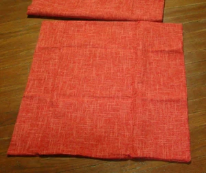 Throw Pillow Cases Set of 2 Burnt Brick Tweed 24" X 24" NEW - Picture 1 of 6