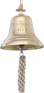 Vintage Messing Wandhalterung Nautisch Ship's Glocke Letzte Auftrag Schule - - Bild 1 von 4