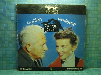 Desk Set Spencer Tracy Special Widescreen Edition Laserdisc -EXTRA LDs SHIP FREE Foto 1 de 3