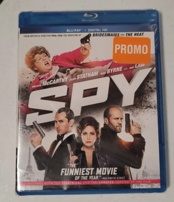 SPY (2015) Blu-ray Melissa McCarthy Jason Statham  Jude Law NEW / SEALED UnRATED - Image 1 of 4