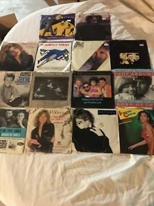 Leif Garrett-Vinton-Bolton-Picture Sleeves 14 Lot 45 RPM Vinyl VG/VG++L-57 - Picture 1 of 5