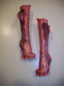 Monster High Doll Shoes ~ Robecca Steam Steampunk Copper Boots - Picture 1 of 2