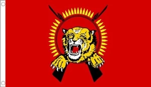 TAMIL EELAM TIGERS FLAG 5' x 3' Sri Lanka Lankan Puli Kodi Flags - Picture 1 of 1