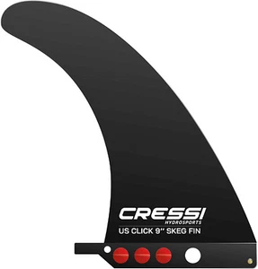 CRESSI US QUICK SKEG Fin 9'' Aleta de deriva rígida desmontable 23 cm para SUP - ¡NUEVA! - Imagen 1 de 1