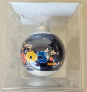 Walt Disney World 2003 Glaskugel Weihnachtsschmuck WDW Andenken Souvenir - Bild 1 von 3