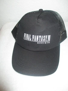 Final Fantasy VII Rebirth schwarze Baseballkappe/Truckermütze GameStop Promo NEU NEU IN VERPACKUNG - Bild 1 von 8