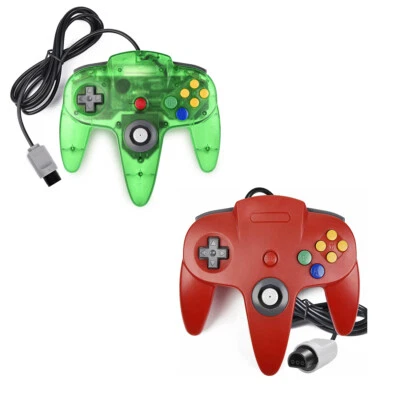 New Wired Controller Joystick Compatible With Nintendo 64 N64 Video Game Console - Image 1 of 4