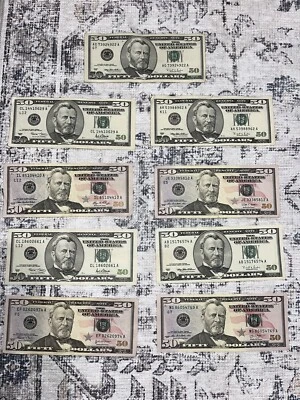 50 Dollar Bill Crisp Great Condition! Early Years ! 1996-2013 - Image 1 of 4