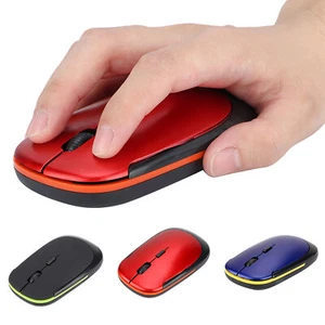 Ultra-thin 2.4G 1200DPI USB Wireless Mouse Ergonomic Optical Positioning Mouse - Picture 1 of 7